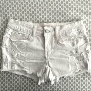 SO Distressed Low-Rise Shorts